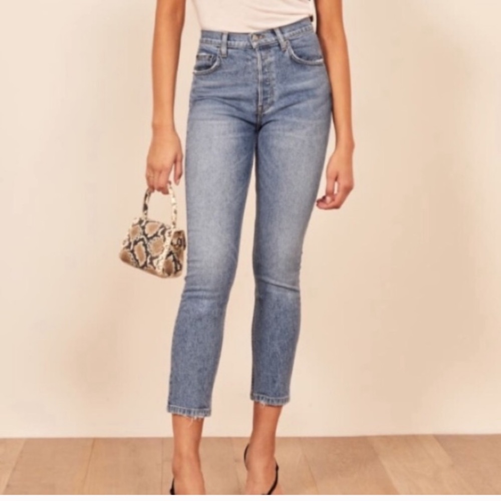 Reformation Serena High Skinny Crop Jeans